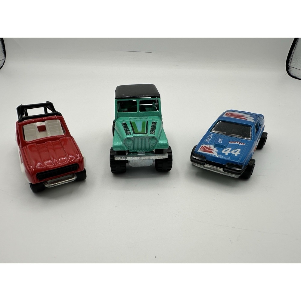 Vintage Majorette Diecast Lot JP4 252 Jeep 244 Mustang SVO 220 France